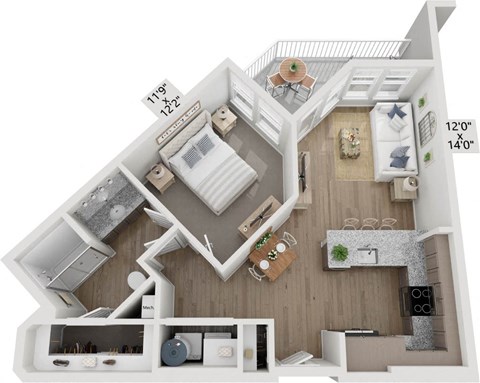 Floor plan image of A2